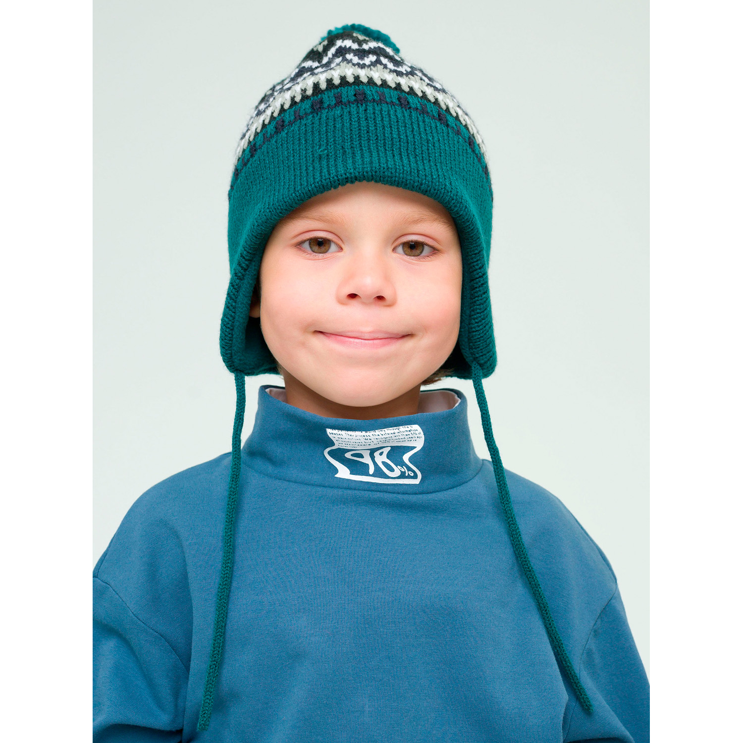 Шапка Pelican BKQX3296/1/Зеленый(12) - фото 1