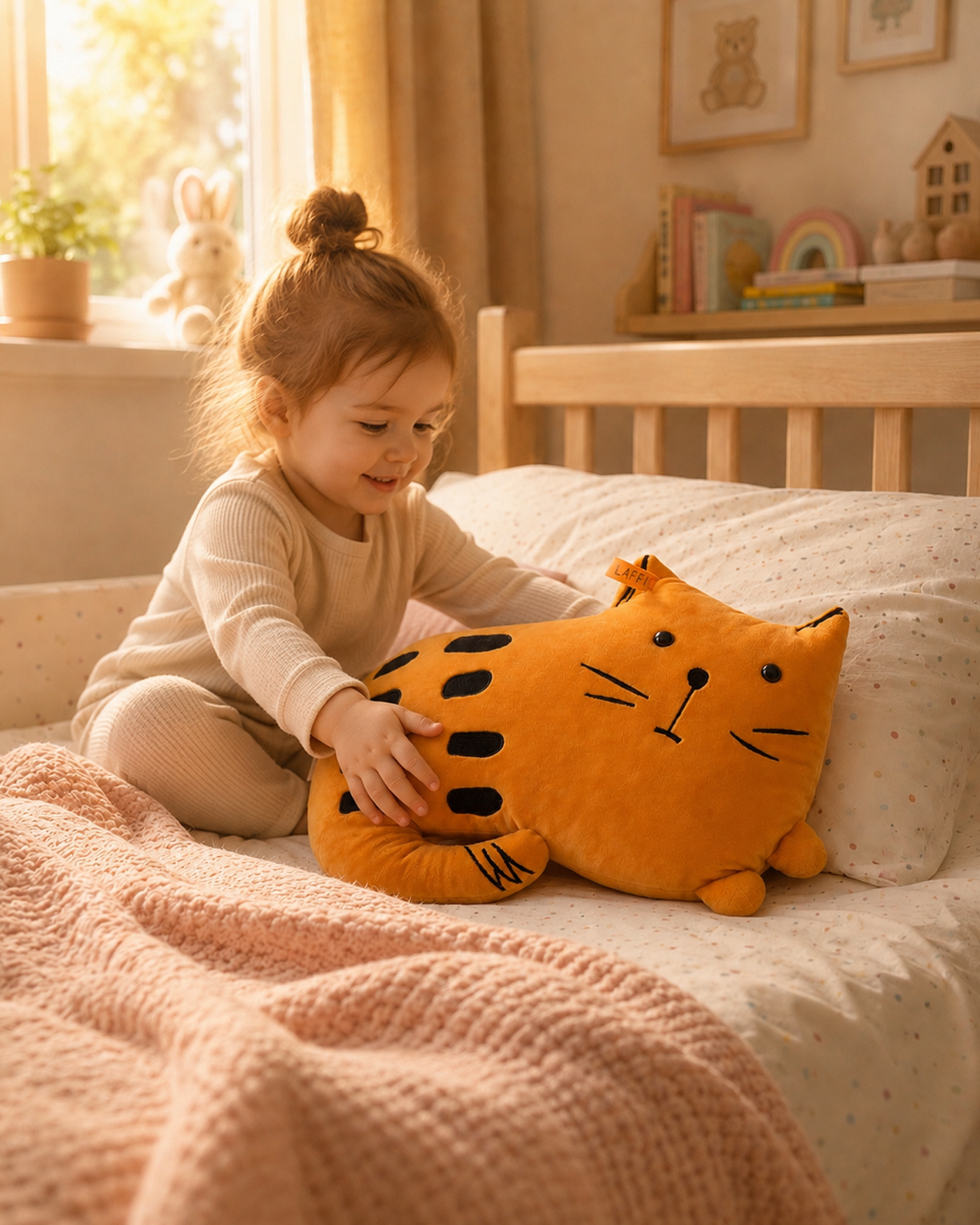 Мягкая игрушка Laffi Рыжий кот - фото 4