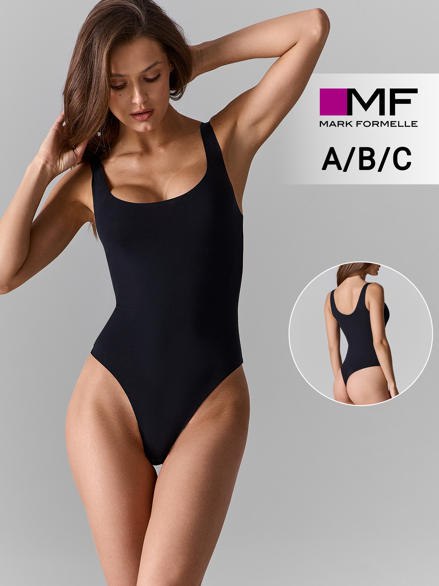 Боди Mark Formelle (Марк Формэль) 432242/черный1 - фото 2