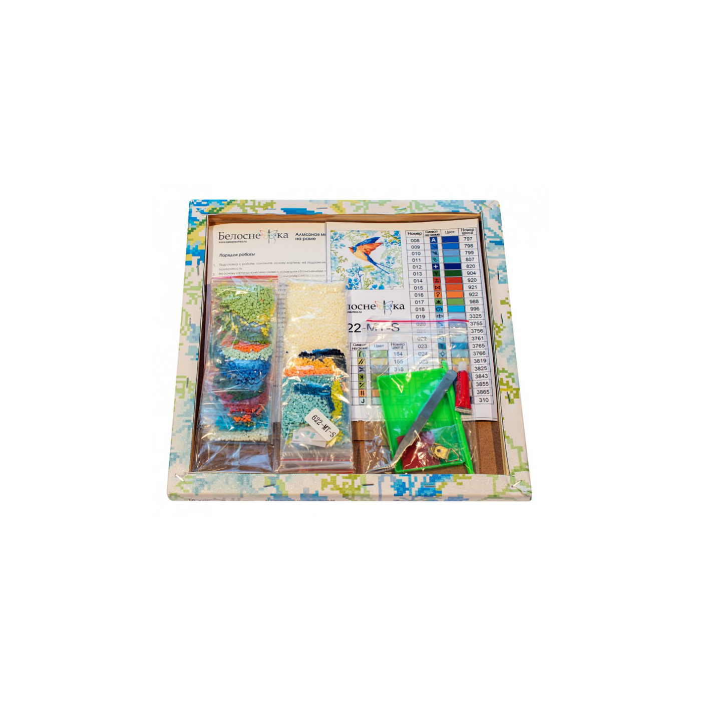 Алмазная мозаика Белоснежка Ласточка - фото 6