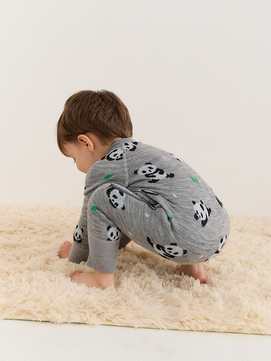 Термокомбинезон Dr. Wool DWWNB16/панды - фото 8