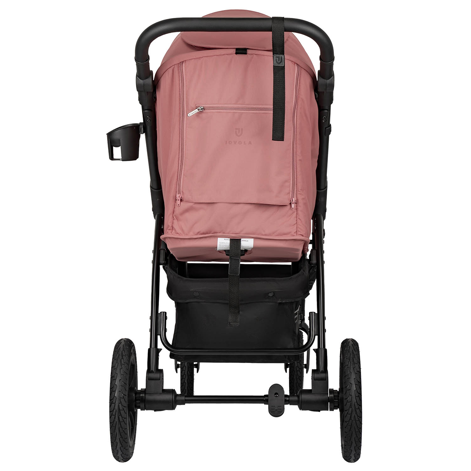 Коляска прогулочная JOVOLA SELENA Air 25 с сумкой розовый - фото 22