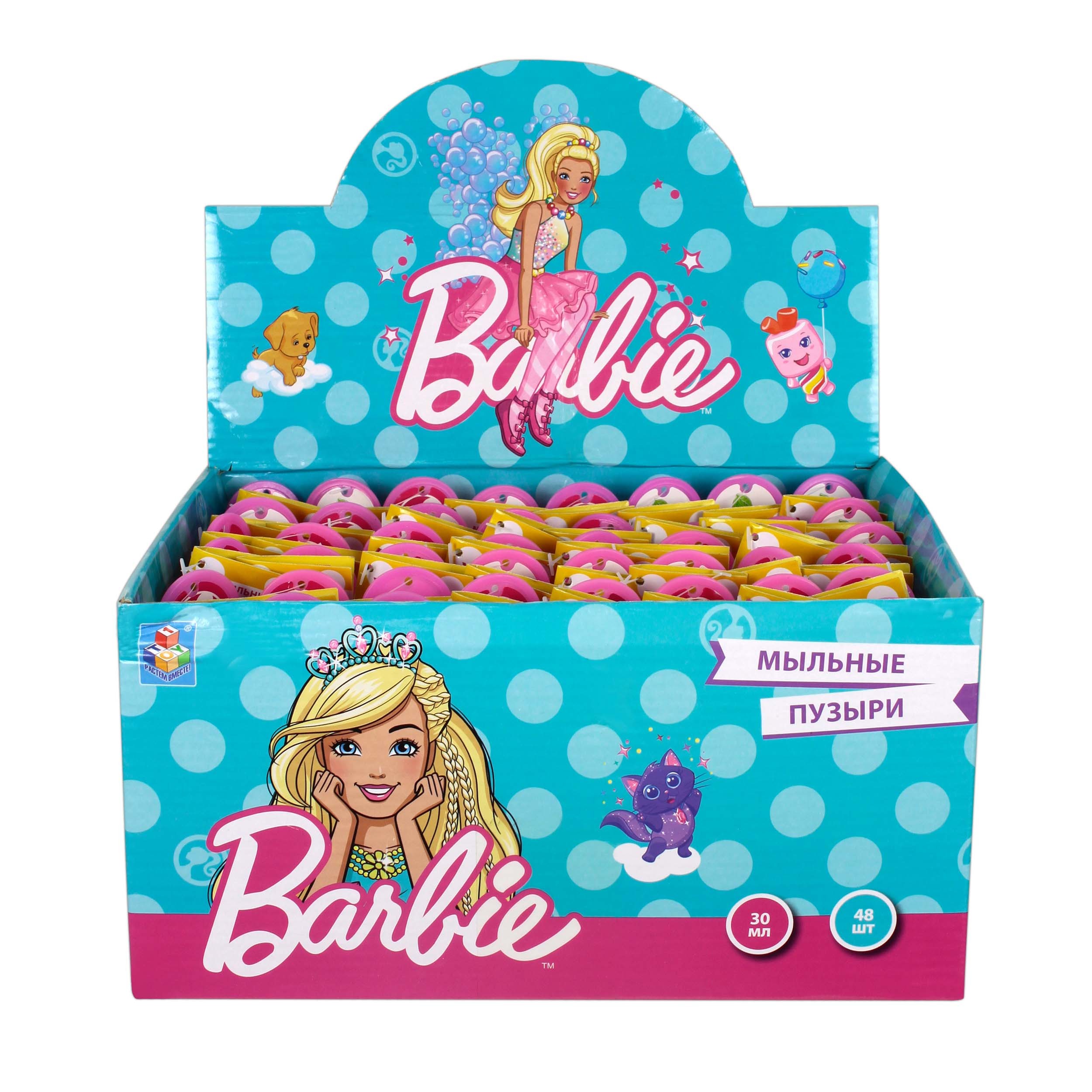 Мыльные пузыри 1TOY Barbie 30мл - фото 4