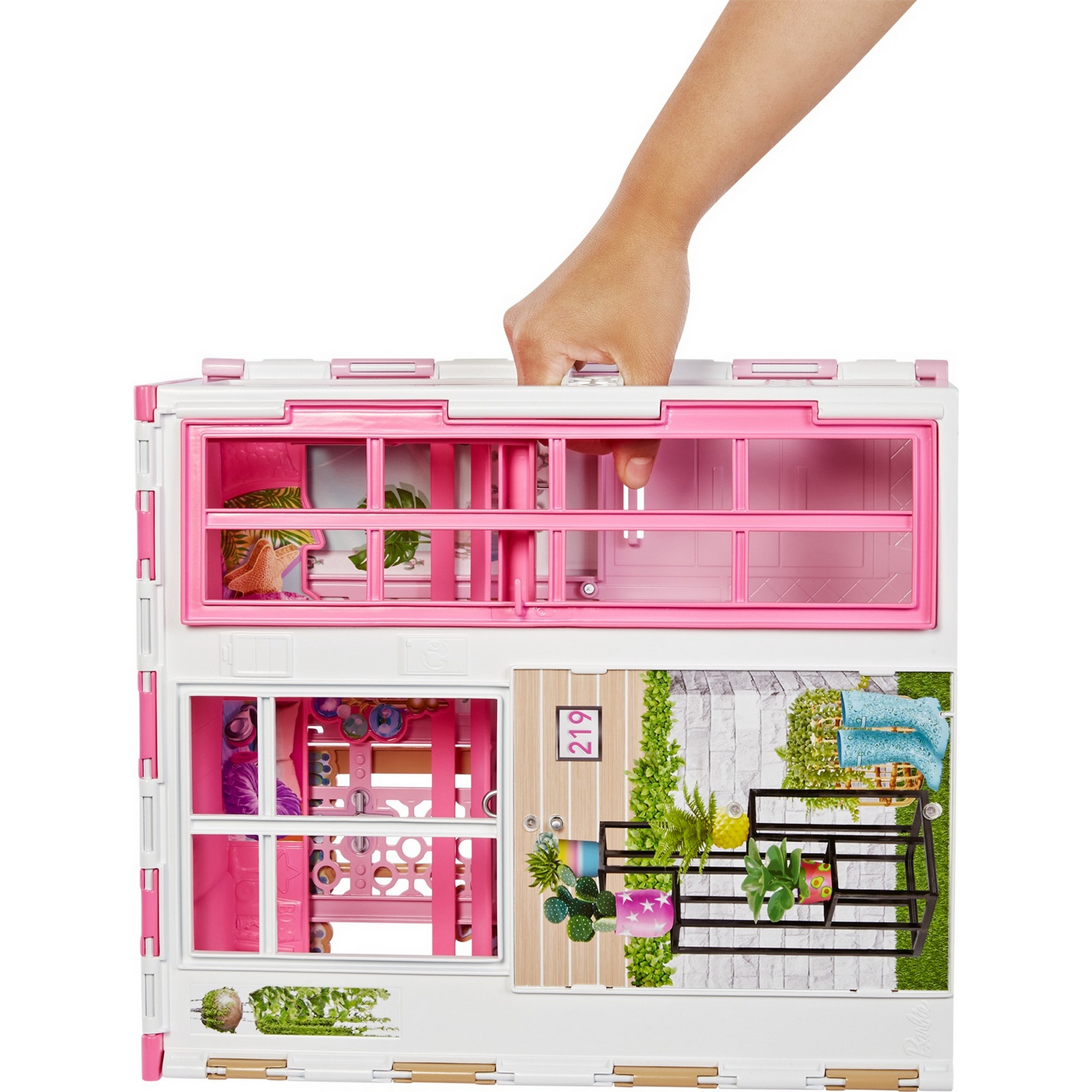 Домик для кукол Barbie 32 см с мебелью HCD47 - фото 9