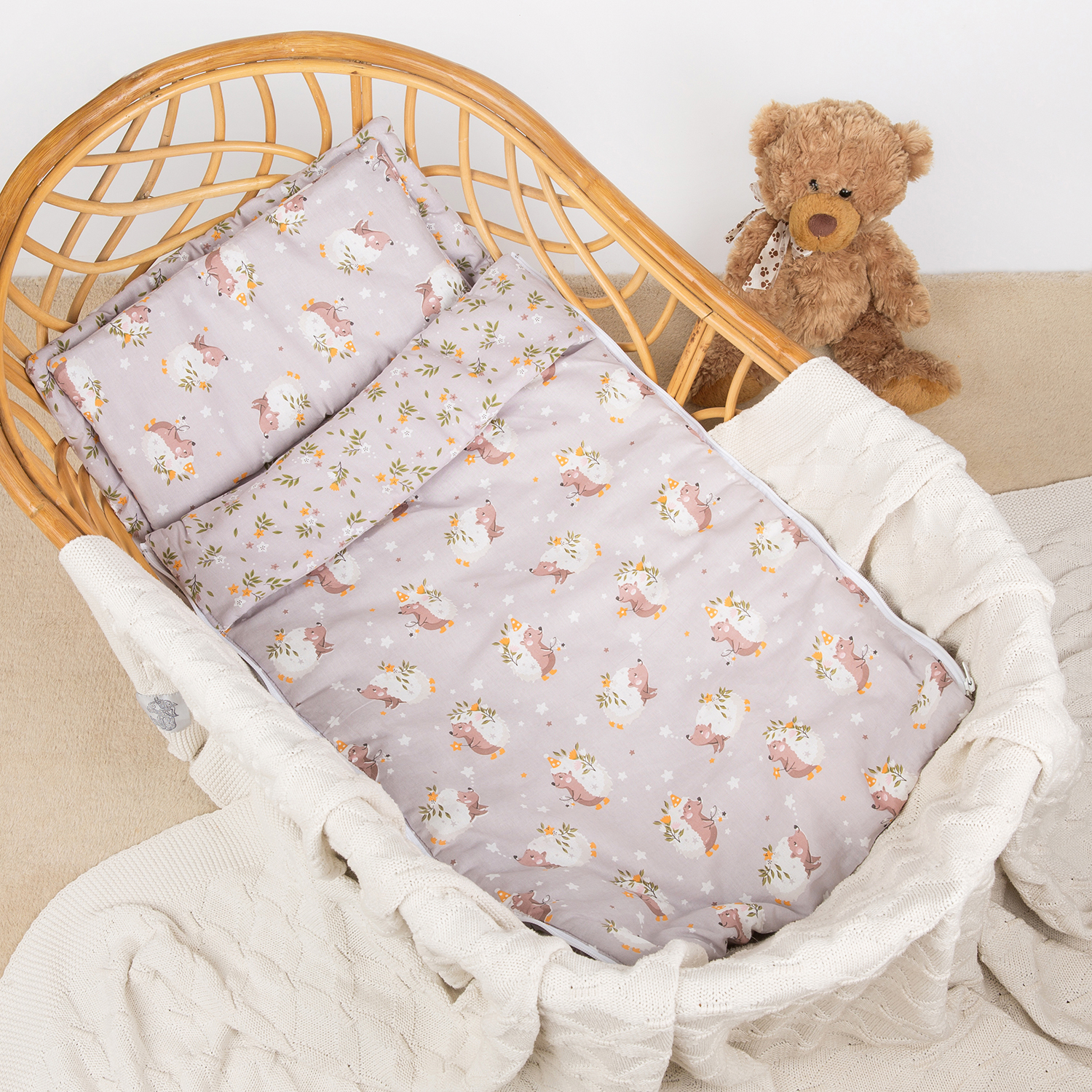 Спальный мешок Чудо-чадо «Сплюшик» ежики - фото 2