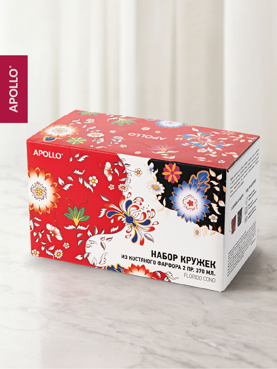 Набор кружек APOLLO 370 мл 2 предмета - фото 5