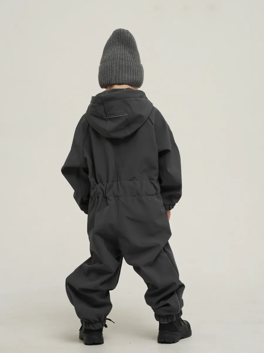 Комбинезон Супер Пупс Комб/сф/пл/темно-серый - фото 16