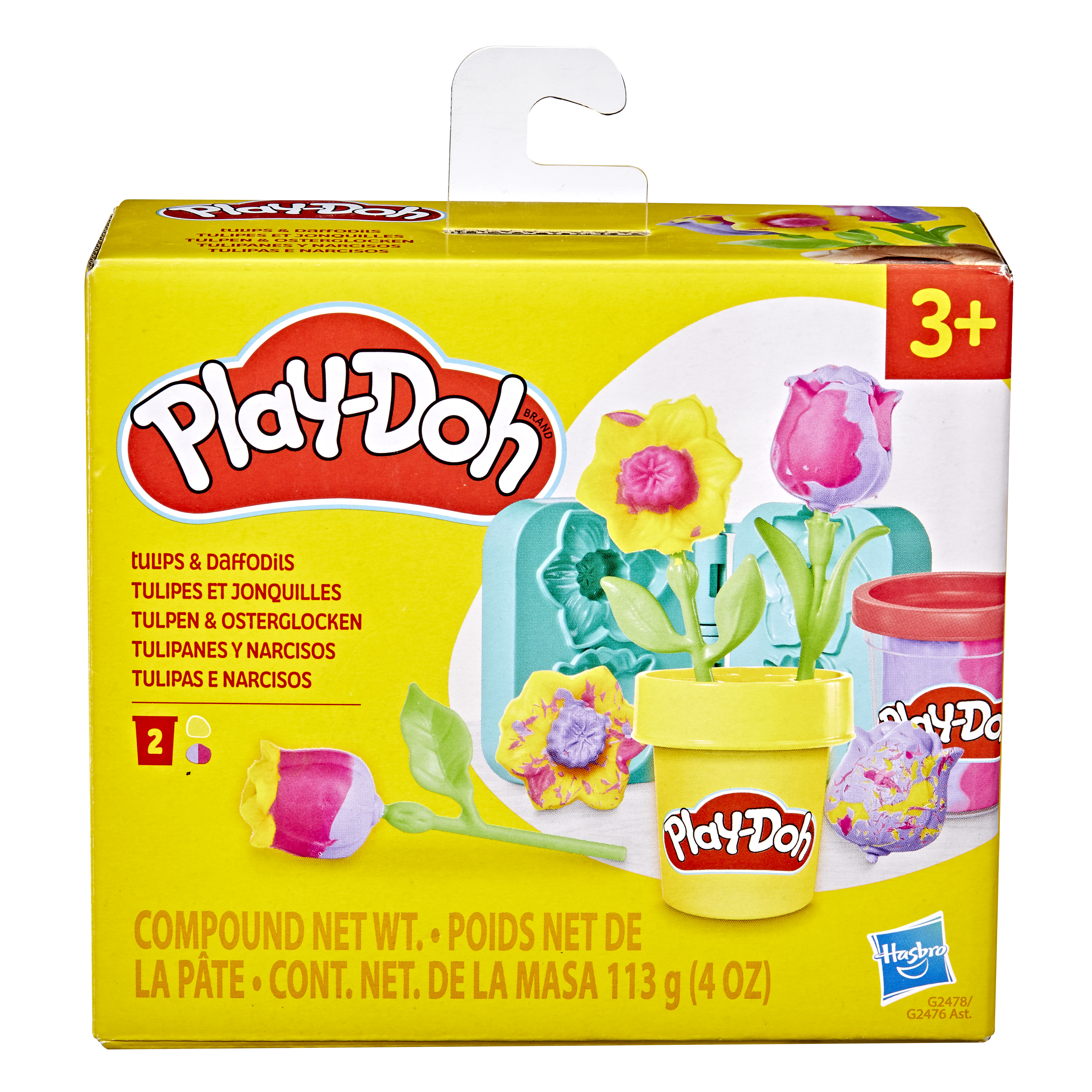 Масса для лепки Hasbro набор Play-Doh Цветочный дуэт - фото 8