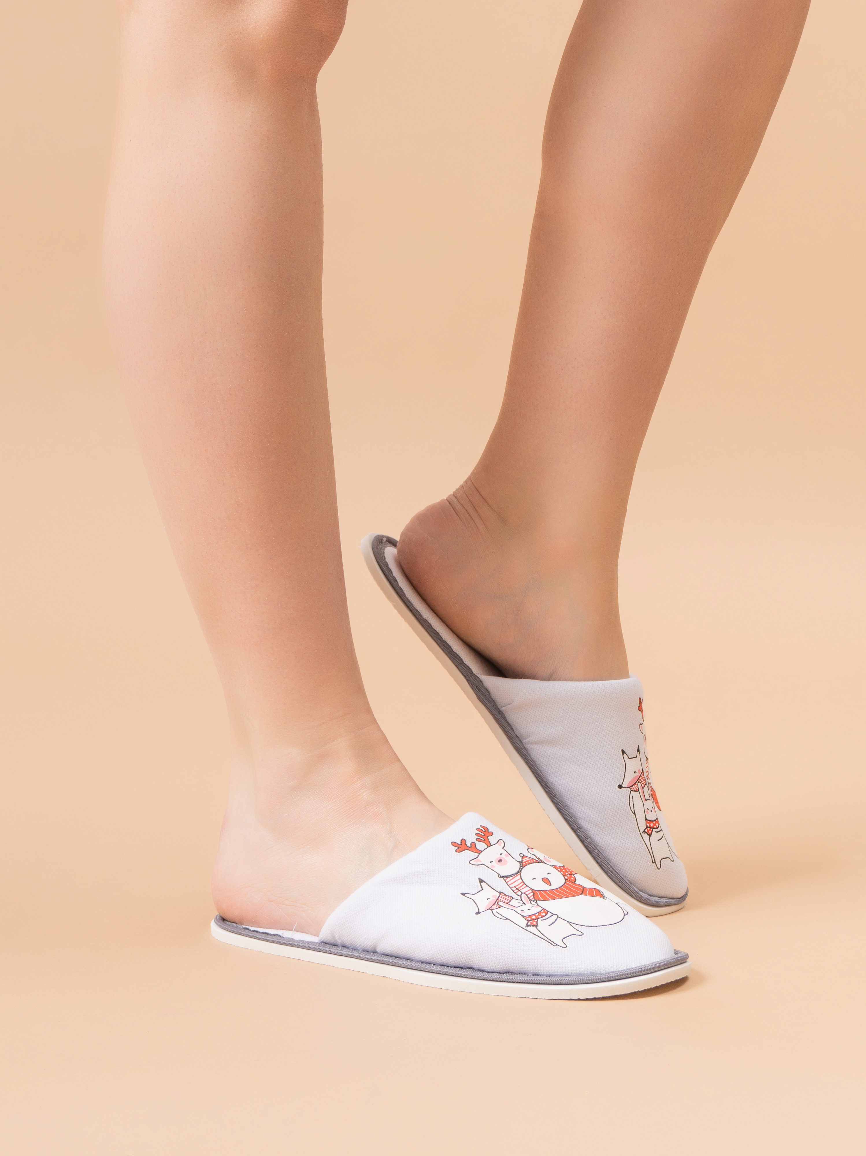 Тапочки IVShoes С-6ДМ(д-пч)-МР/зверье/белый - фото 7