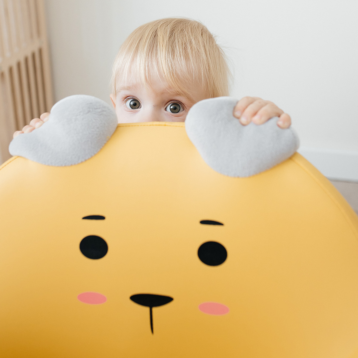 Кресло детское UNIX Kids Bear S уellow - фото 5