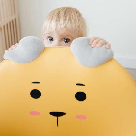 Кресло детское UNIX Kids Bear S уellow