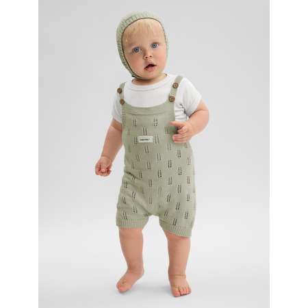 Полукомбинезон и чепчик Happy Baby