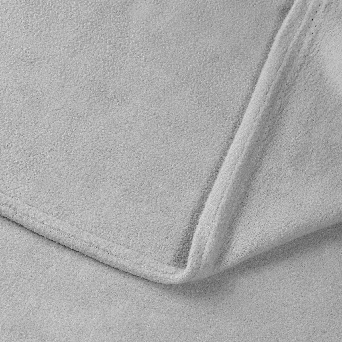 Ткань TBY флис 2-х 190 г/м² 100% полиэстр ширина150см цвет светло-серый уп.2м - фото 5