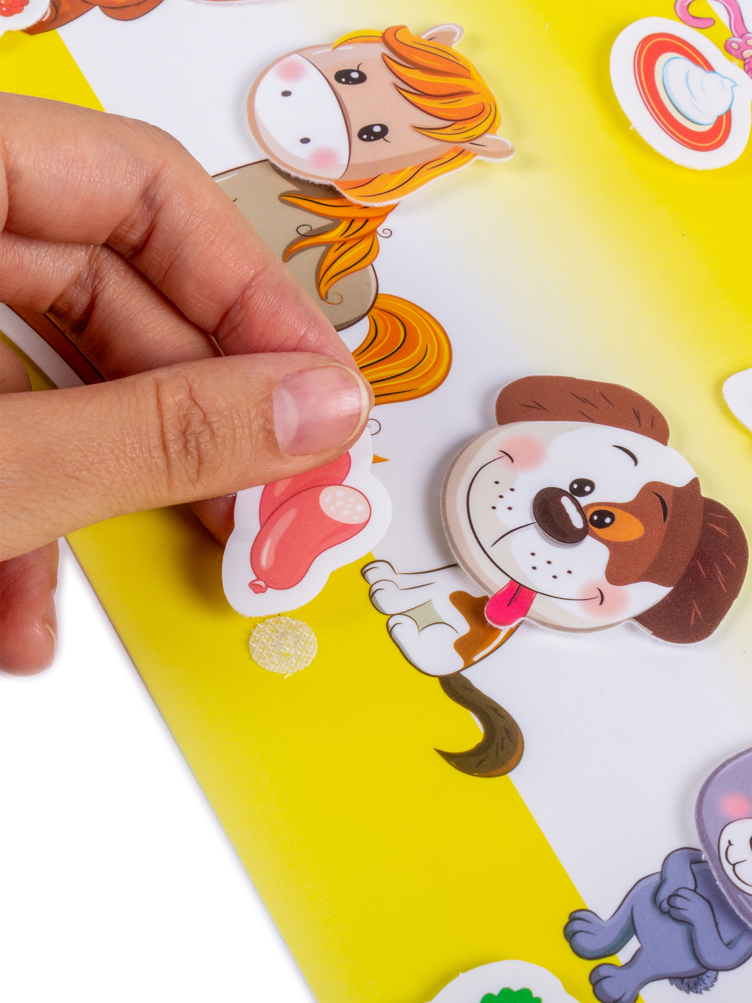 Игра развивающая Дрофа-Медиа Игра с липучками. Кто что ест? 4246 - фото 4