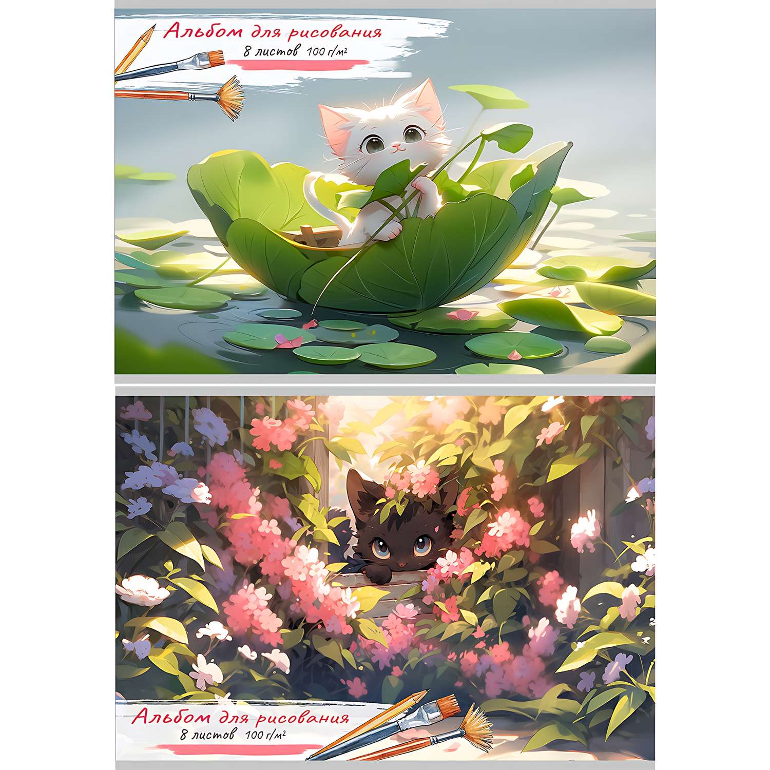 Альбом Profit А4 8 лист. в ассортименте - фото 1