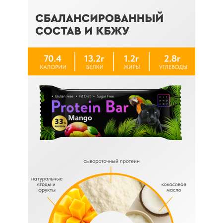 Протеиновый батончик FIT AND JOY со вкусом манго набор 16 шт
