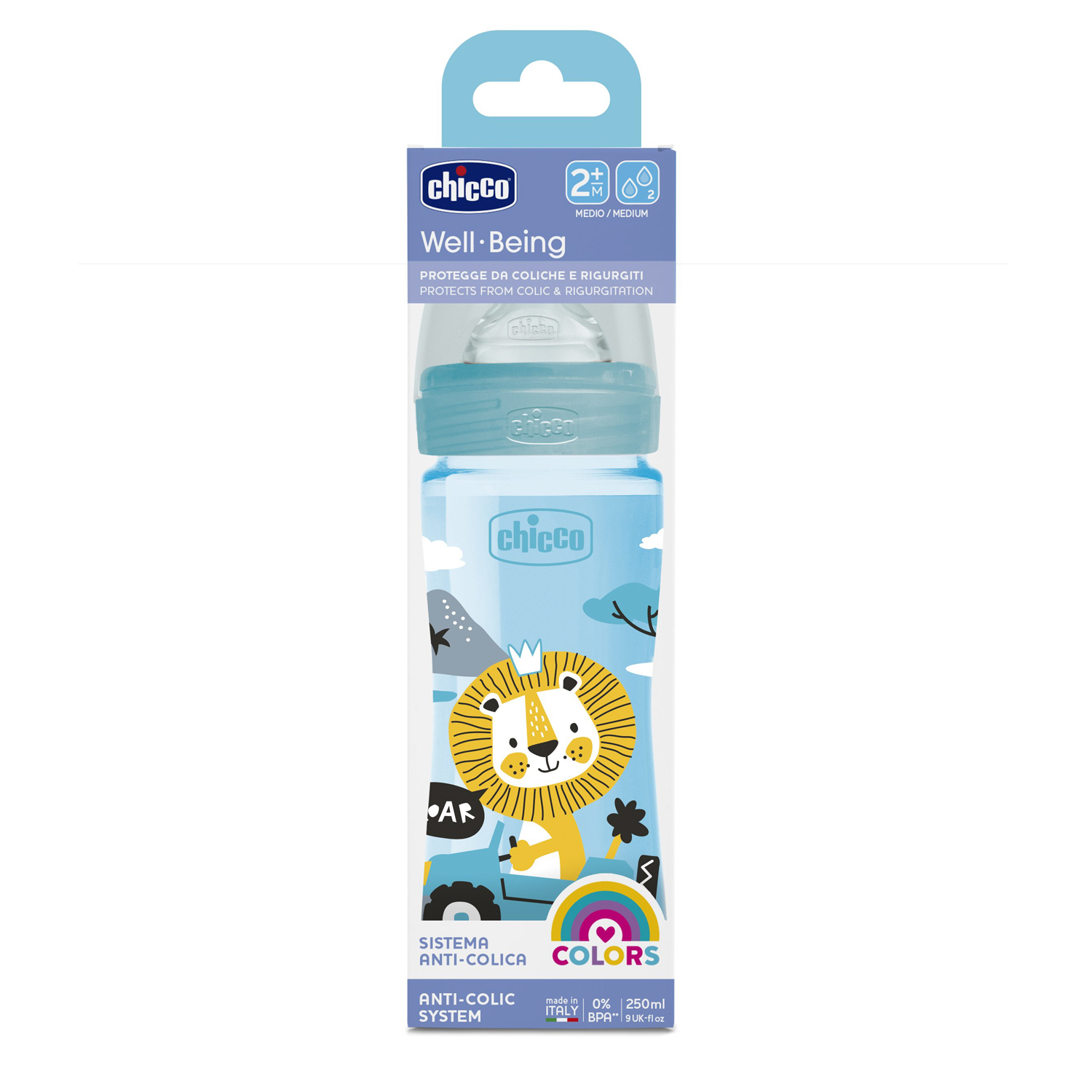 Бутылочка Chicco Anti-Colic 250 мл - фото 2