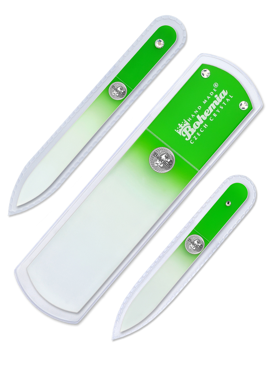 Маникюрный набор BOHEMIA Czech Glass Nail Files 3 предм. - фото 1