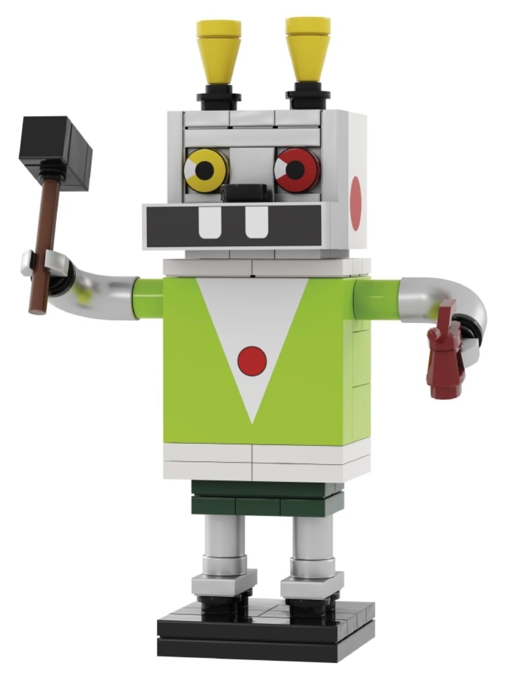 Конструктор brick labs Ну, погоди! Заяц-робот 99 дет. - фото 2