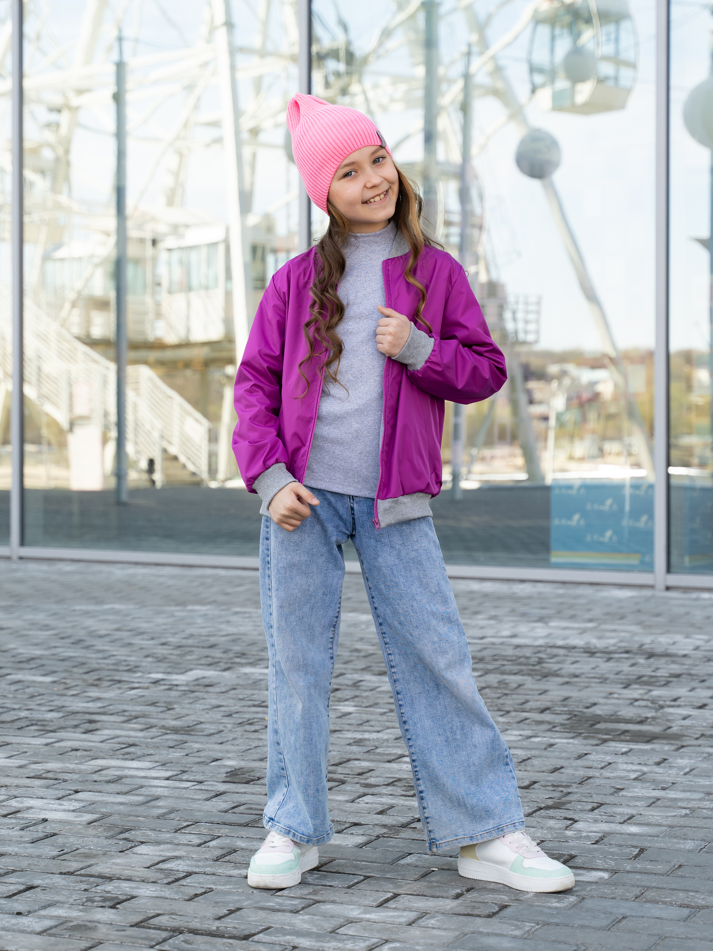 Бомбер Arctic kids 20-024 фуксия - фото 8