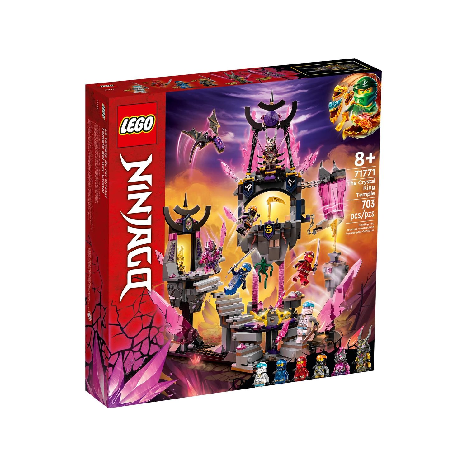 Конструктор LEGO NINJAGO The Crystal King Temple 703 дет. - фото 1