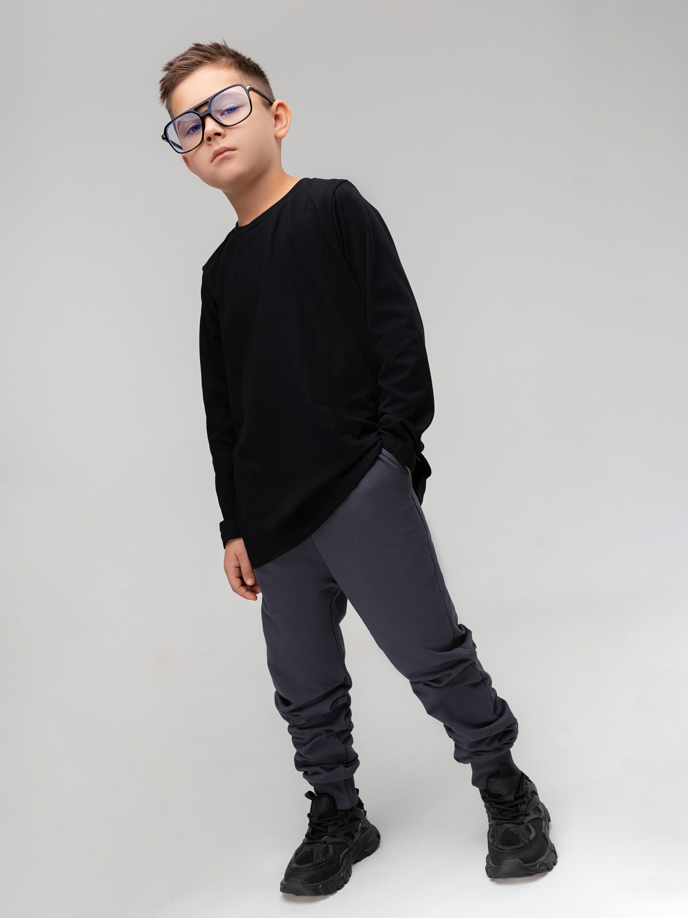 Брюки спортивные Bodo 6-338МU_серый - фото 1