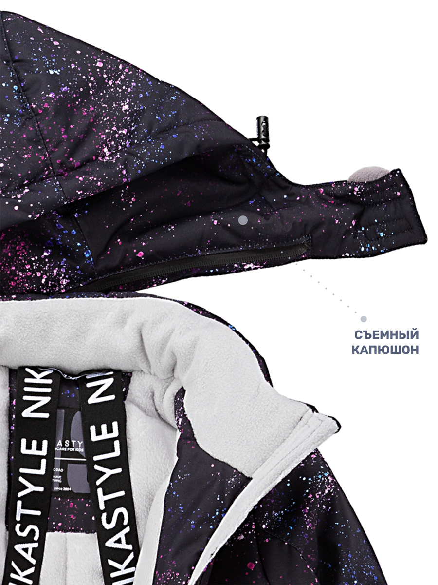 Комбинезон NIKASTYLE 8з5224 черный/фуксия - фото 9