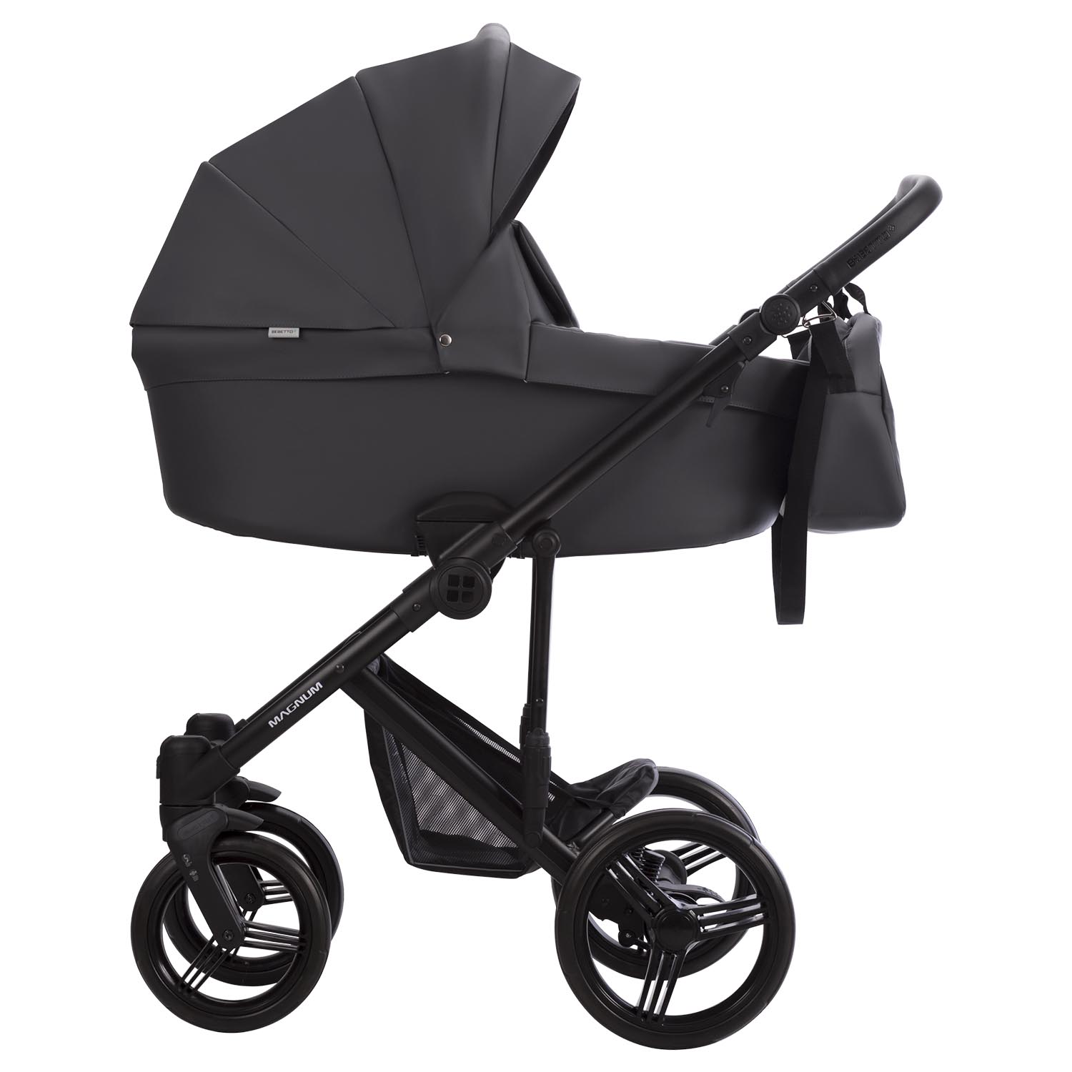 Коляска 2в1 Bebetto Magnum Light Pro серый - фото 3