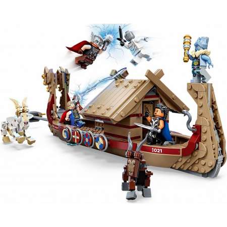 Конструктор LEGO Marvel Super Heroes The Goat Boat блочный