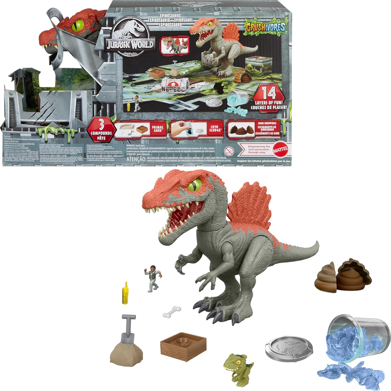 Игровой набор Jurassic World Спинозавр - фото 3