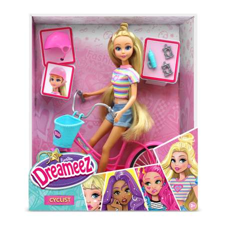 Кукла модельная Dreameez Велосипедистка высота 29 см