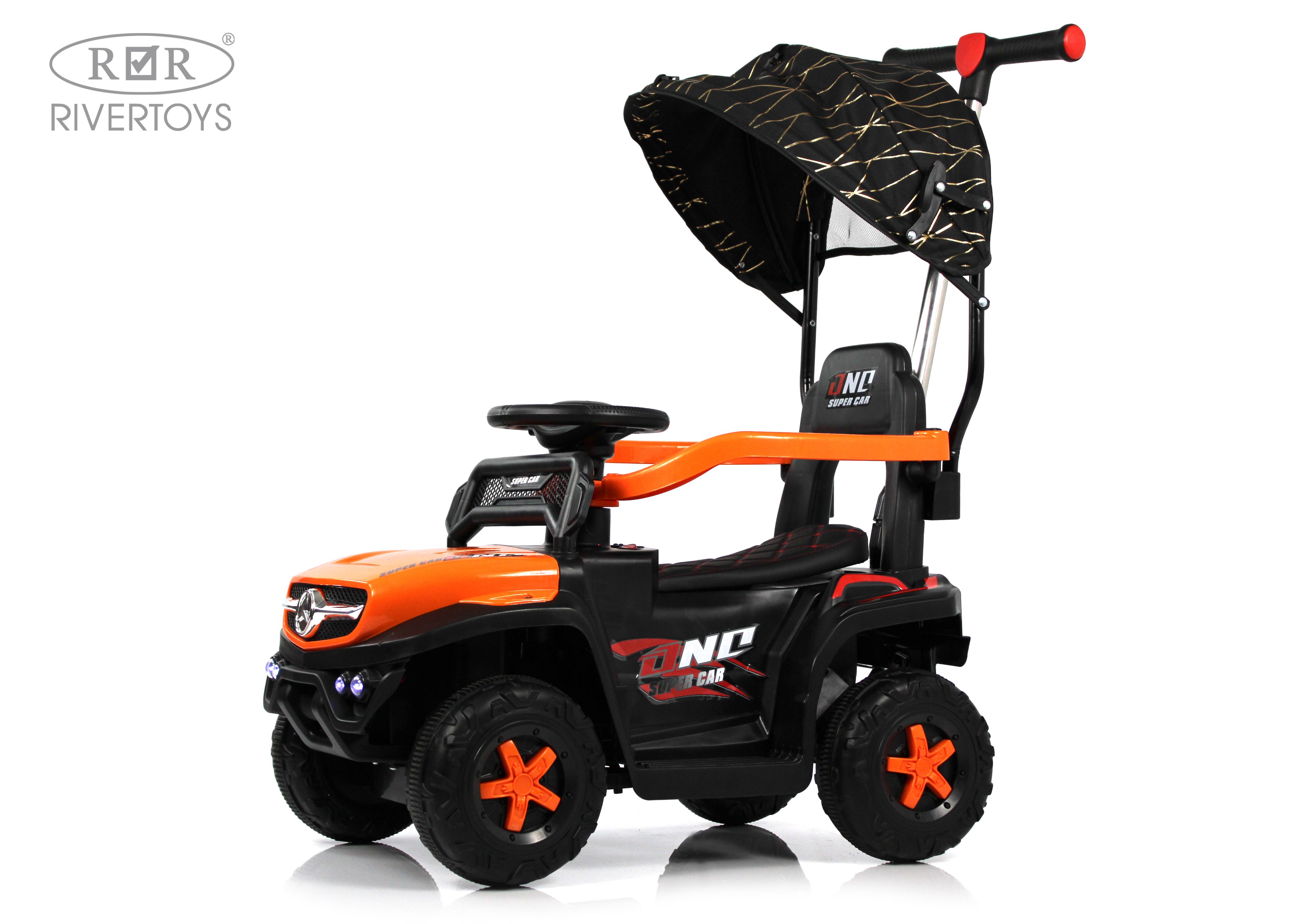 Электромобиль RIVERTOYS G005GG-ORANGE С пультом ДУ - фото 9
