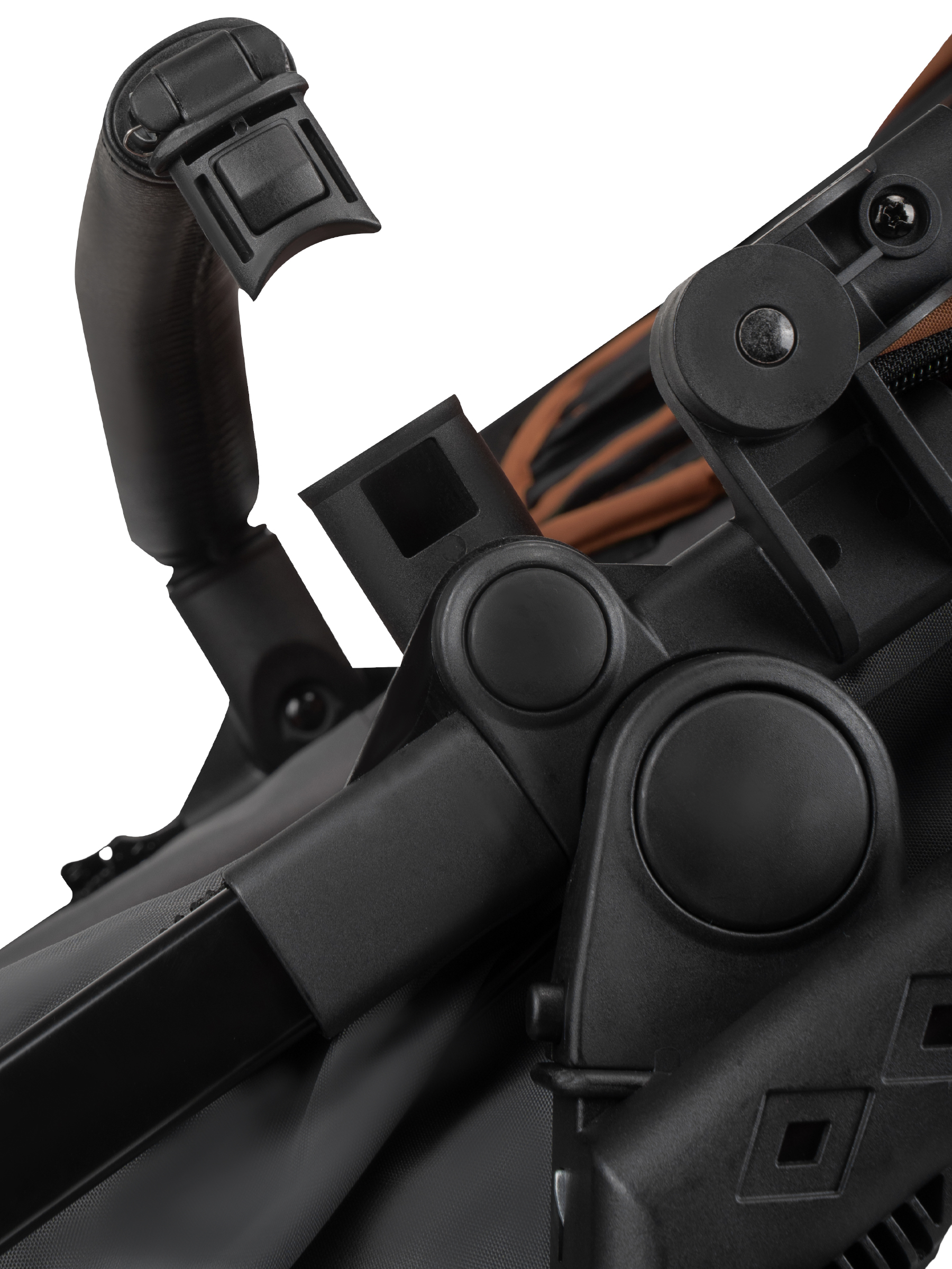 Коляска трансформер JOVOLA Folk+ 3в1 оранжевый - фото 26