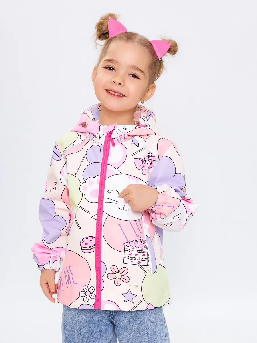 Ветровка RuStyle ДД-ветRSL-652-loveкрем - фото 1