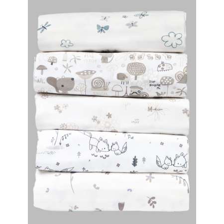 Пеленки фланель Daisy 5 шт 90х120 см