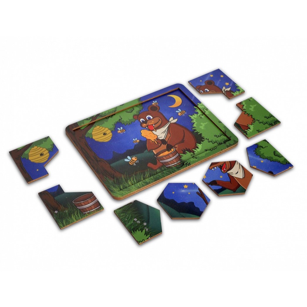 Пазл Нескучные игры деревянный - фото 2