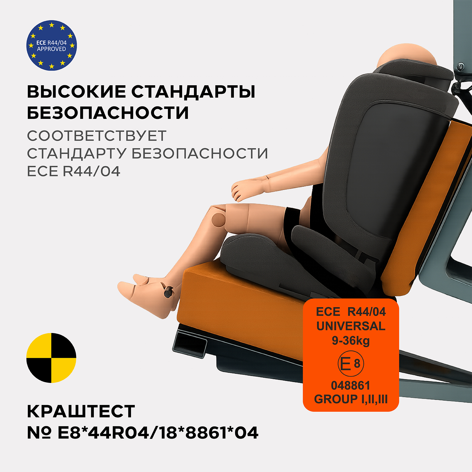 Автокресло Rant Basic Spark next 1/2/3 (9-36 кг) зеленый - фото 10