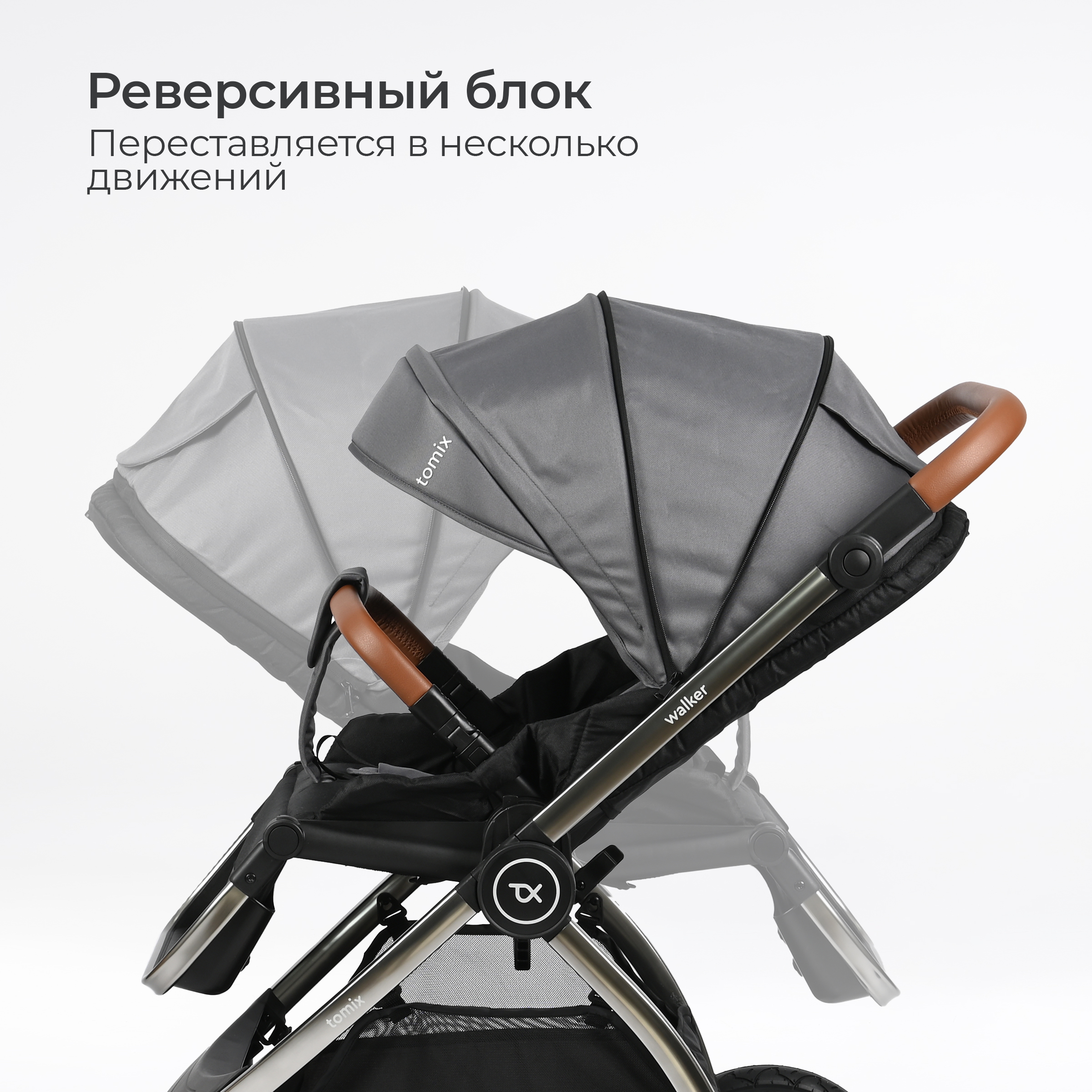 Коляска 2в1 Tomix Walker lux - фото 4
