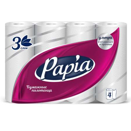 Бумажные полотенца Papia 4 шт.