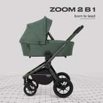 Коляска 2в1 MOWbaby Zoom зеленый