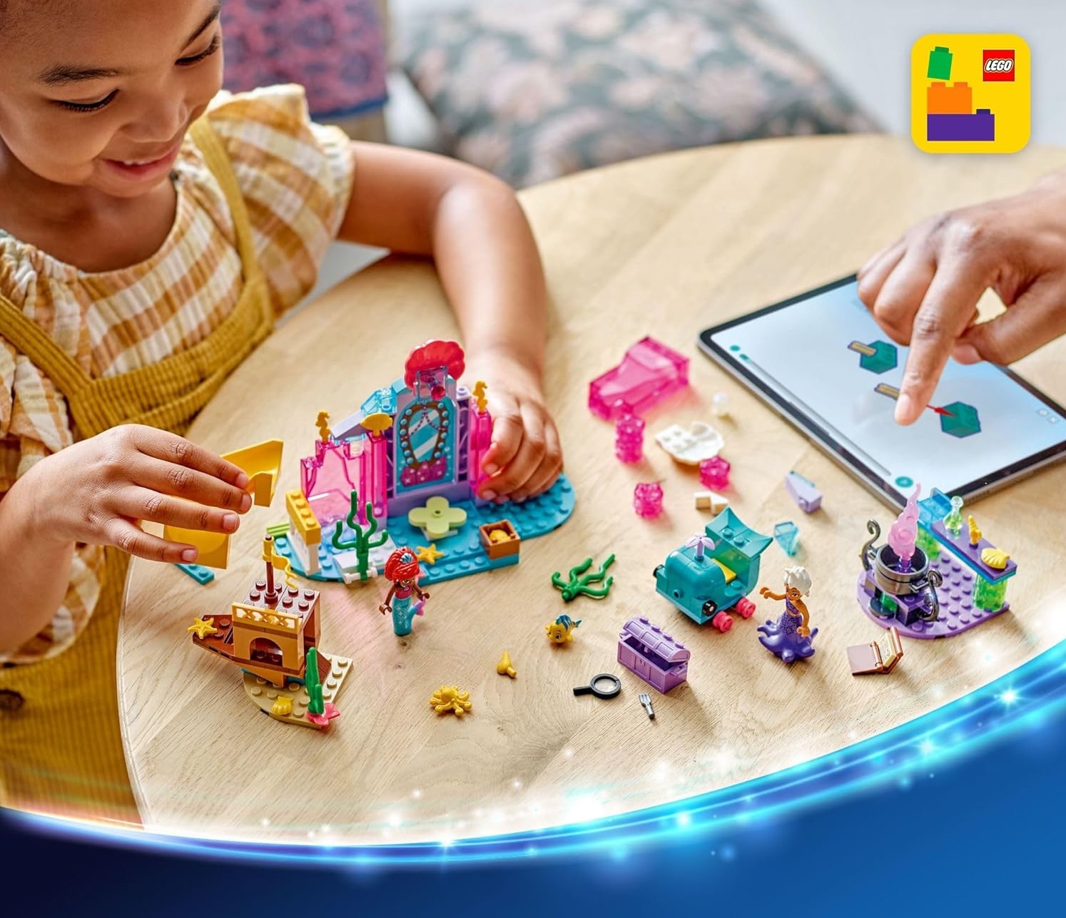 Конструктор LEGO Disney Princess Кристальная пещера Ариэль 141 дет. - фото 4