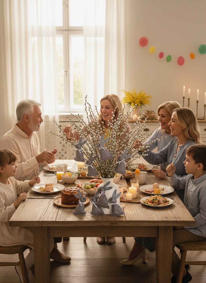 Набор для творчества HappyLine шитье Пасхальные зайчики - фото 3