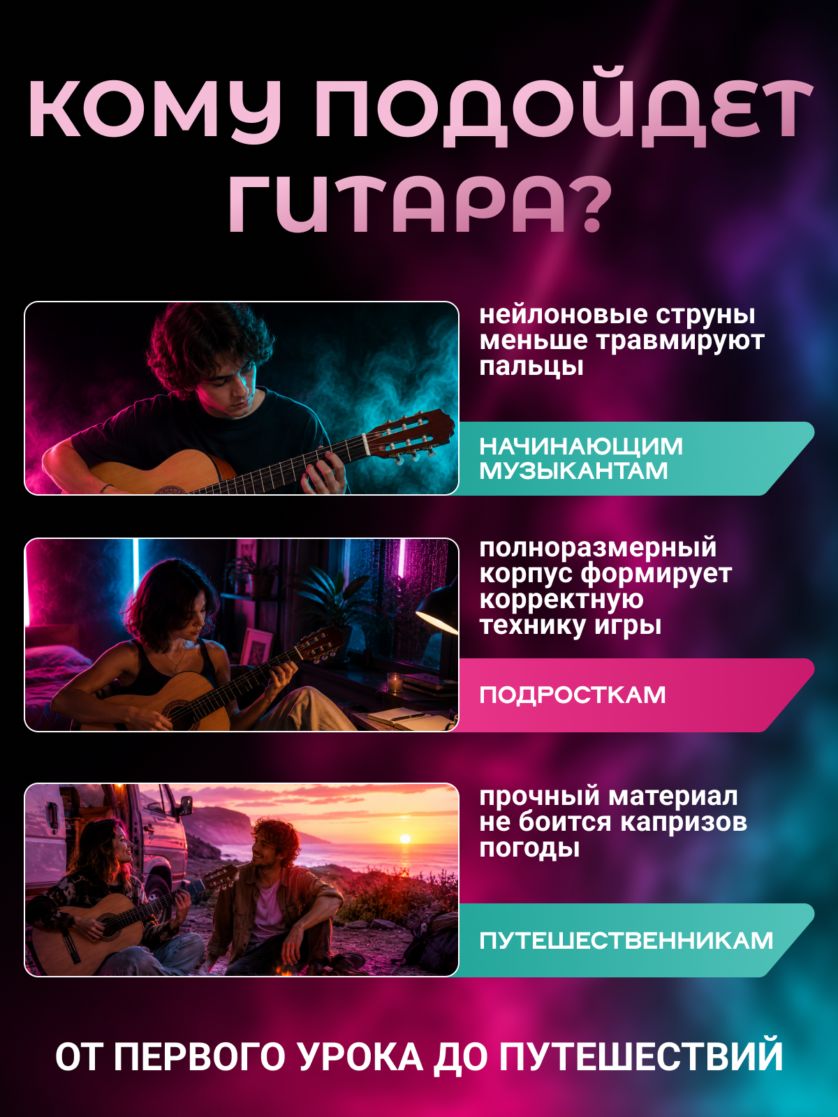 Игрушка музыкальная Terris TC 395A гитара - фото 6