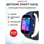 Детские смарт-часы AIMOTO Lite геолокация LBS обратный звонок кнопка SOS черный-синий