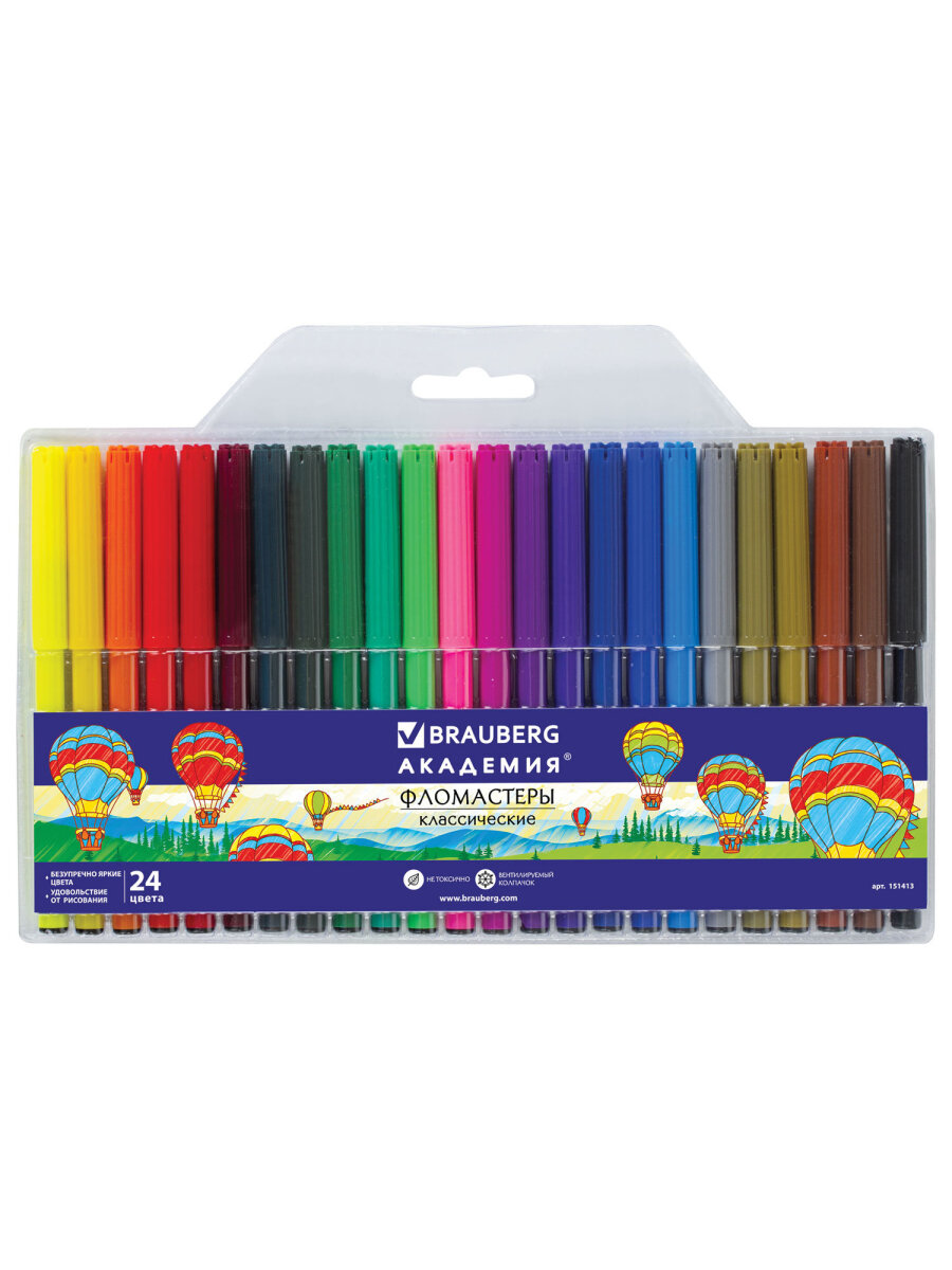 Фломастеры Юнландия 24 шт. - фото 7