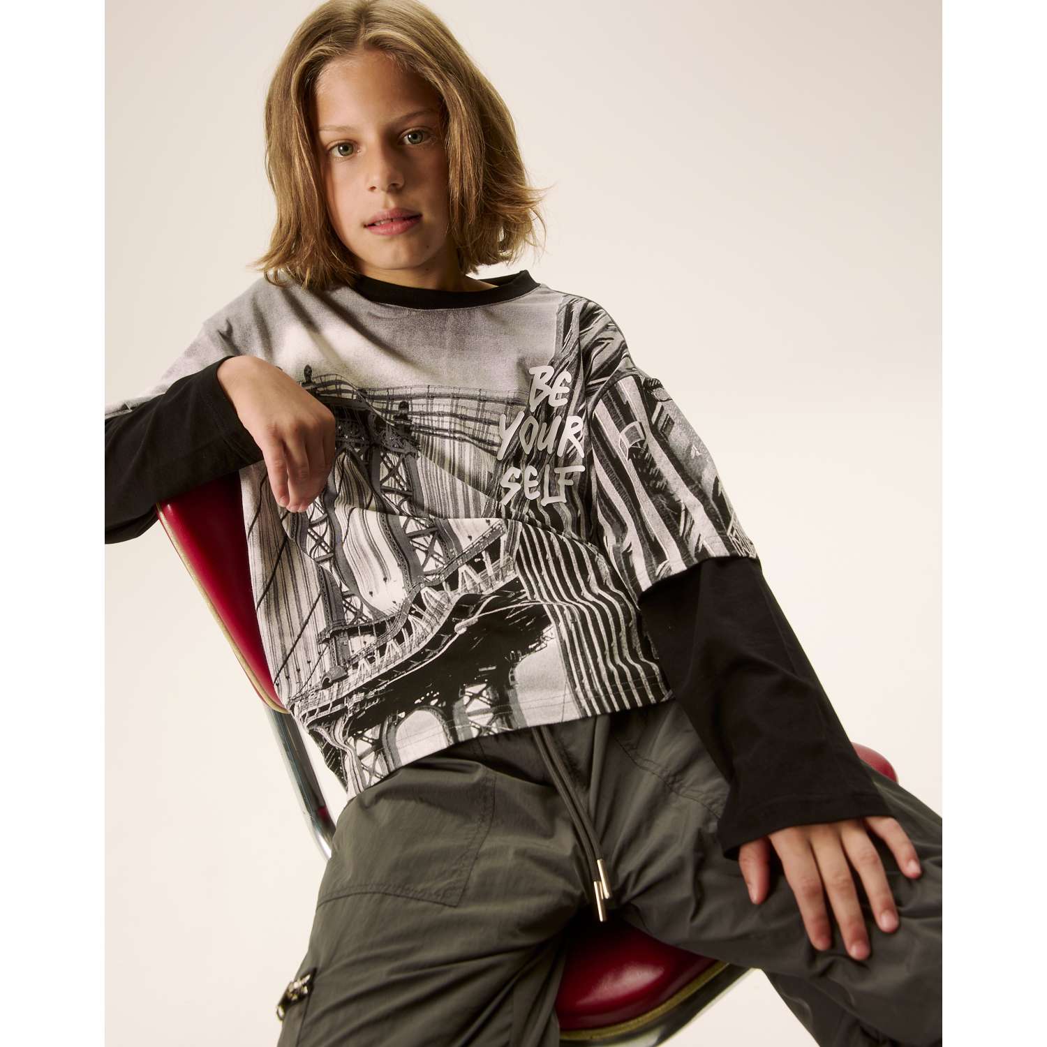 Лонгслив Futurino Fashion W25FF-1BJ29tb-GG99 - фото 1