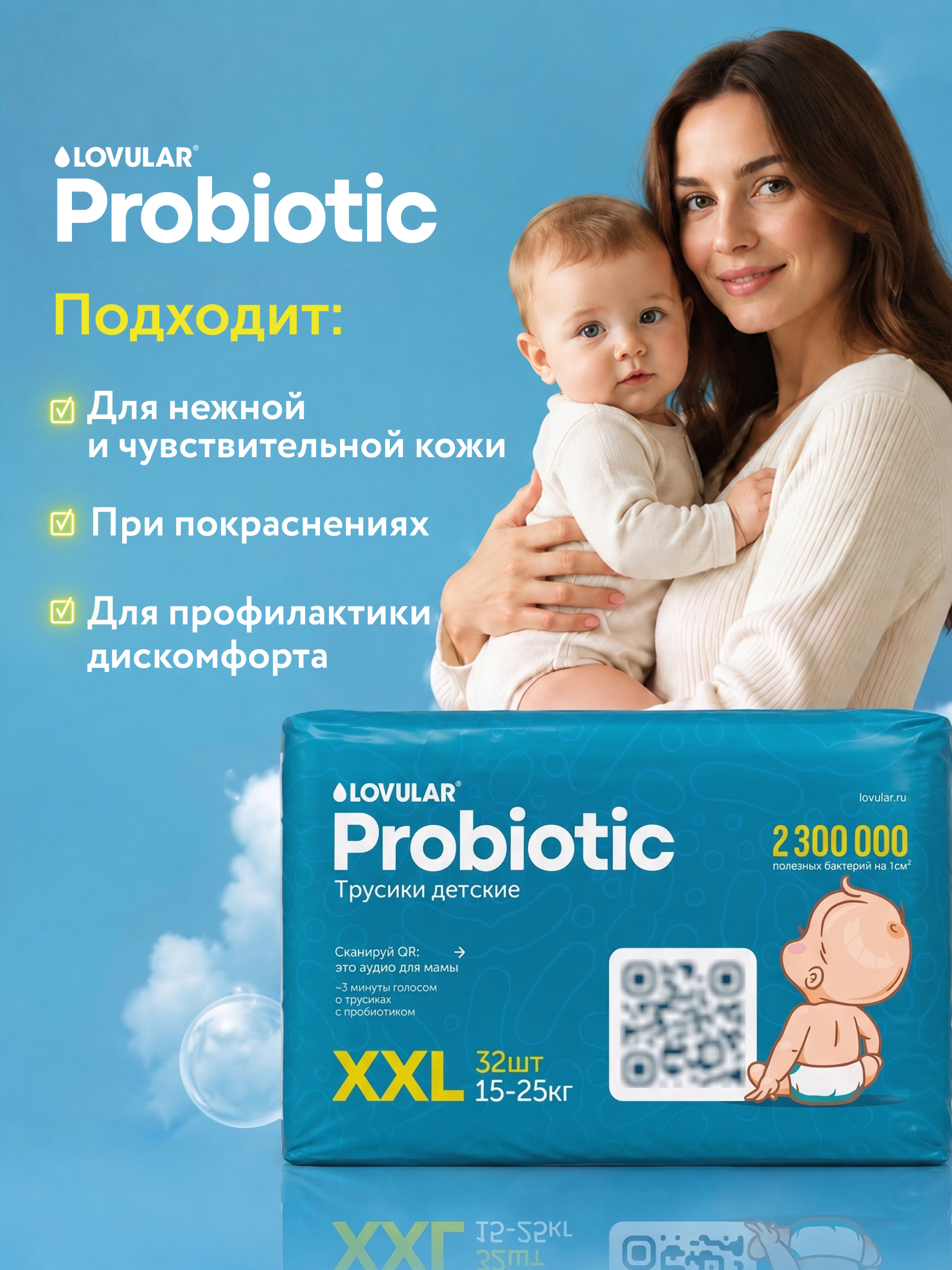 Трусики LOVULAR 6 (15-25кг) 32 шт. - фото 10