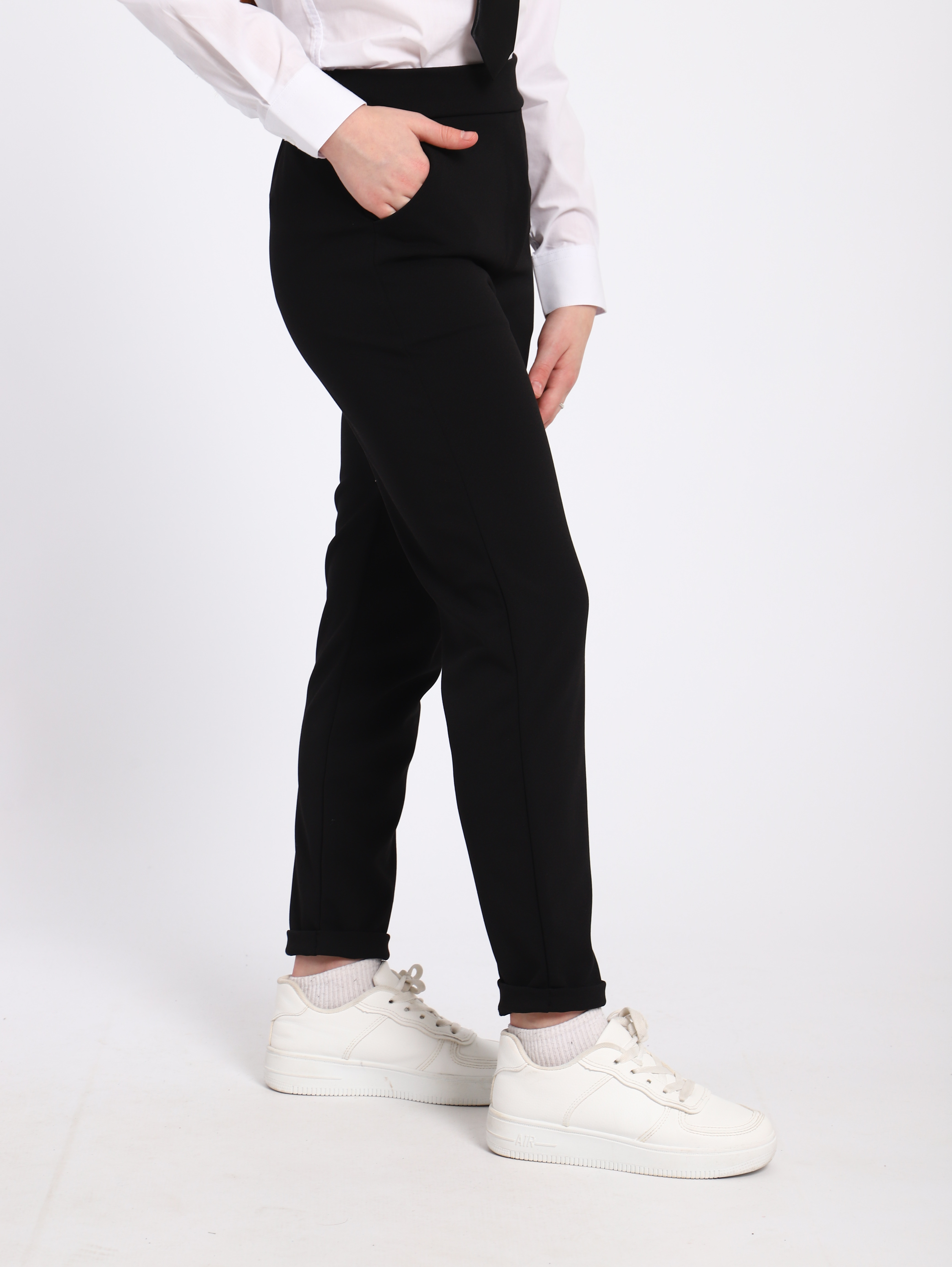 Брюки ЛАДОШКИ Брюки Мира черный - фото 13