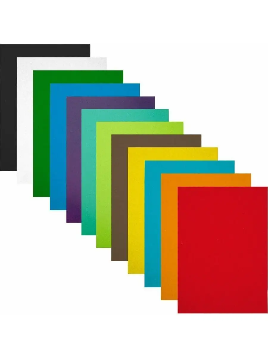 Цветной картон Пифагор 12 лист. - фото 8