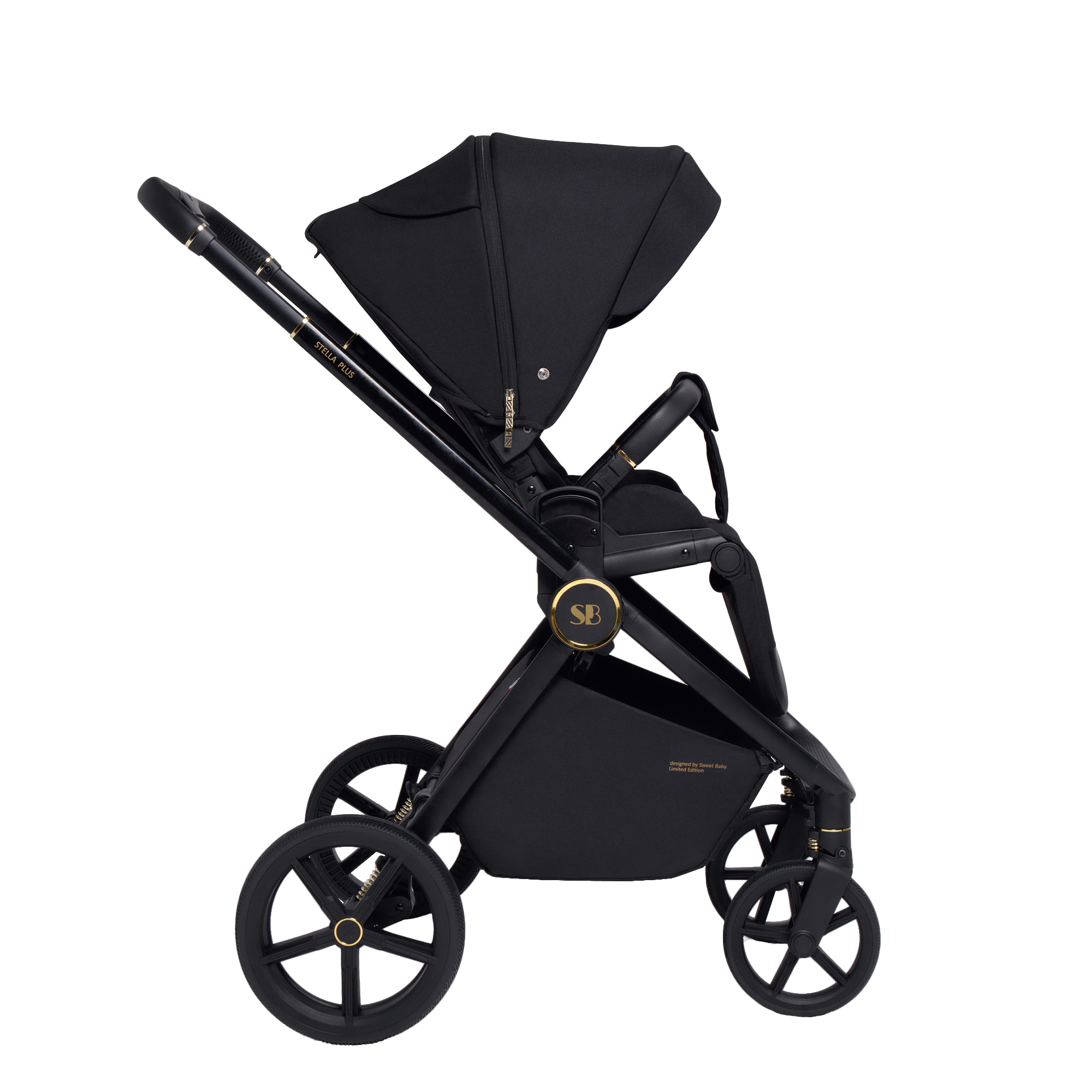 Коляска прогулочная Sweet Baby Stella Plus Black - фото 11